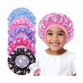 thumbnail image 1 of wonima11 5 PCS Kids Satin Bonnet,Soft Silk Bonnet for Sleeping,Kids Bonnets for Girls,Elastic Wide Band Sleeping Cap,Cute, 1 of 1