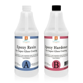 Upstart Epoxy Resin Hardener Duel Bottles Super Gloss Coating 1 Gallon Kit