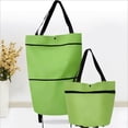 thumbnail image 1 of PENGXIANG Foldable Shopping Bag Cart Trolley Bag with Wheels Grocery Tote Collapsible Handbag, 1 of 9