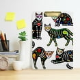 thumbnail image 6 of FMSHPON Skull Cats Clipboard Hardboard Wood Nursing Clip Board and Pull for Standard A4 Letter 13x9 inches, 6 of 7