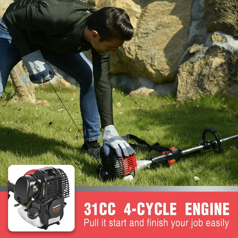 Cc Gas 2Stroke Attachment Capable Straight Shaft String Trimmer With