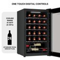thumbnail image 4 of Refroidisseur à vin Koolatron 24 bouteilles | Réfrigérateur à vin à compresseur autoportant, 4 of 9