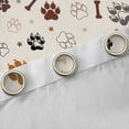 thumbnail image 4 of Erosebridal Bear Animal Print Black Out Curtains, Cute Cartoon Stars Curtains Pack of 2 (42x63 Each), 4 of 6