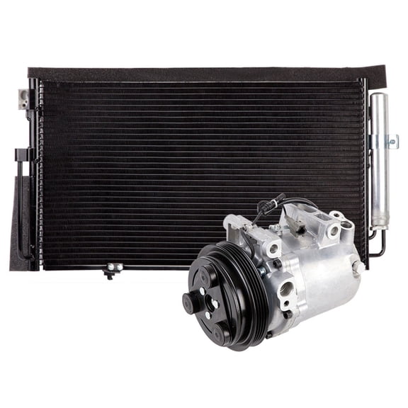 For Subaru Impreza 2004 2005 2006 2007 AC Compressor w/ A/C Condenser Drier - BuyAutoParts