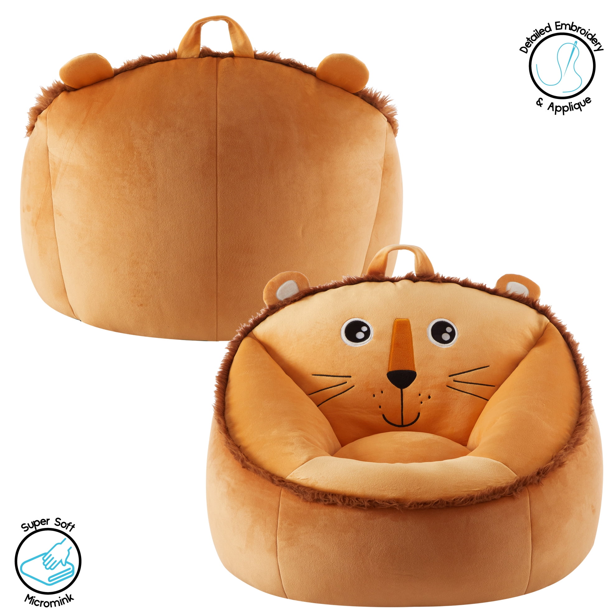 Free Shipping American Kids Squishy Basketball Bean Bag ChairChair Walmart