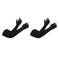thumbnail image 4 of Eigraketly 1 par de fundas de refrigeración antideslizantes de silicona para sombra de sol, para verano, deportes al aire libre, Camping, Negro Tipo 2 2piezas, 4 of 6