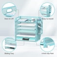 thumbnail image 4 of INTIGE 6 Tier Paper Organizer with 4 Pen Holders, Mesh Desk Organizer Letter Tray with Handle, 4 of 5