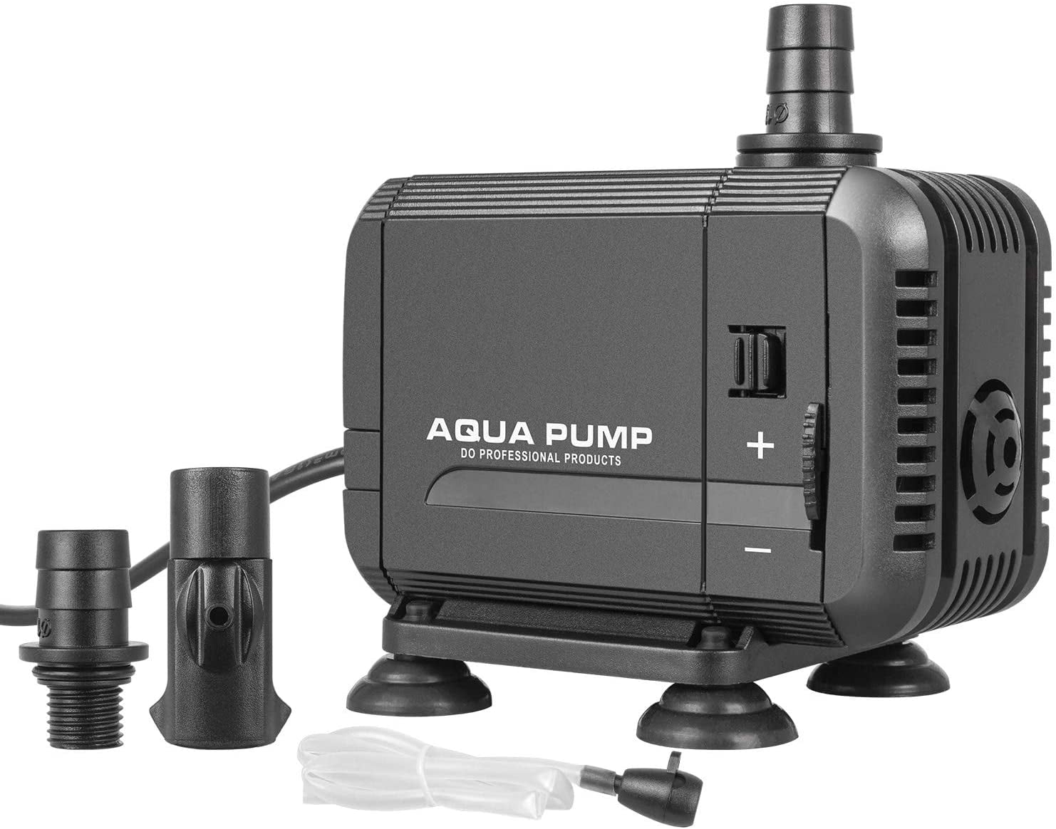 2 Nozzles for Fish Tank 600L/H,10W Hydroponics Number-One Submersible Pump Aquarium Fountain Pump with 3ft High Lift 130GPH 4.9ft Power Cord Statuary Small Quiet Water Pump 