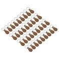 thumbnail image 1 of Unique Bargains Leather Key Fob Kit, PU Leather Key Fob Blanks and Key Rings for Laser Engraving, Dark Brown 36 Pack, 1 of 6