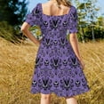 thumbnail image 5 of 999 Happy Haunts Sleeveless Dress dresses for wom wom's dresses luxury, 5 of 7