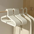 thumbnail image 5 of 10 Pack Plastic Clothes Hangers Adult Size Durables Avoid Slip Clothes Hanger Space Saving, Usupdd 10 Pack Plastic Clothes Hangers, 5 of 6
