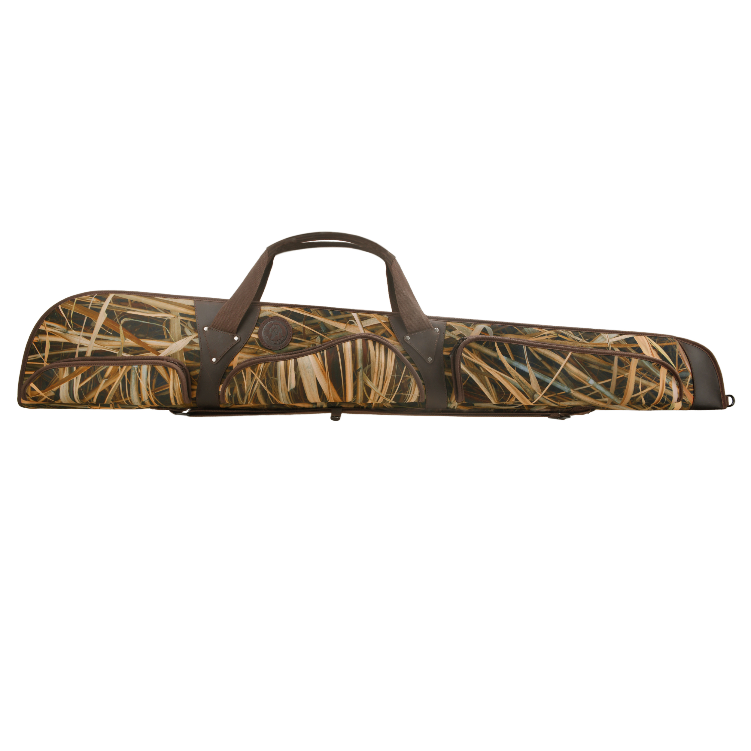 WAYNE'S DOG 52" Soft Gun Case for Long Scoped Rifles & Shotguns – Camouflage Gun Carry Bag with 3 Storage Bags