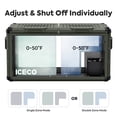 thumbnail image 3 of ICECO VL75 ProD  Portable Freezer Fridge with AC/DC, 75L Dual Zone 12V Car Fridge Powered by SECOP, 0℉ to 50℉, Electric Cooler for Car, Camping and Home Use [Olive Green Special Edition], 3 of 6
