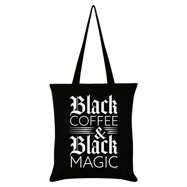 Grindstore - Bolso Tote Black Coffee & Black Magic (Negro)