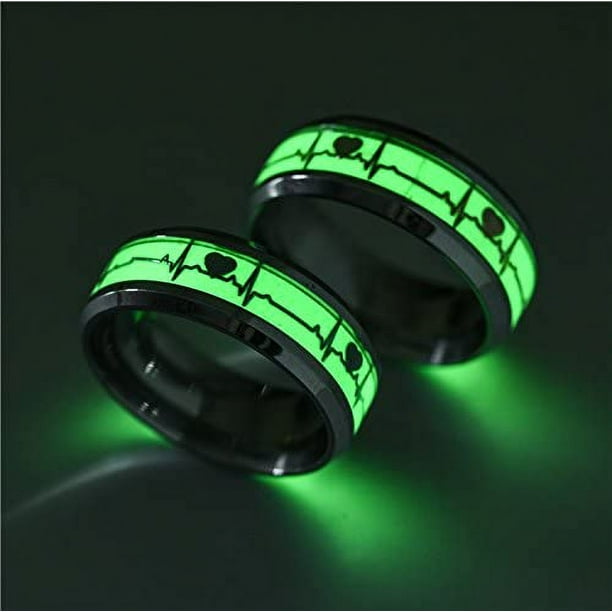 Luminous heartbeat nurse ring sale