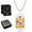 Silver 01, variant on Dad Necklace Gifts from Son Daughter Father’s Day Gifts Necklace with Elliptical Engraved Tag Birthday Christmas Gifts for Papa Daddy-If Dad Can't Fix It No One Can Black 04