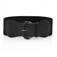 thumbnail image 5 of Tiqkatyck Belt Buckle Sales Today Clearance Women's Belt Women's Fashion Versatile Decoration Belt Dress Coat Elastic Belts for Women Black, 5 of 5