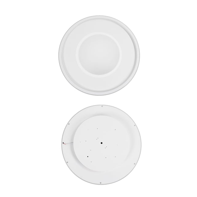 Luz de Techo Dimmable Sin Escalón, Lámpara de Techo de Montaje Redondo de Montaje Con Control Remoto, Base de Metal y Pantalla de Lámpara de PC Para El Estudio del Pasillo del