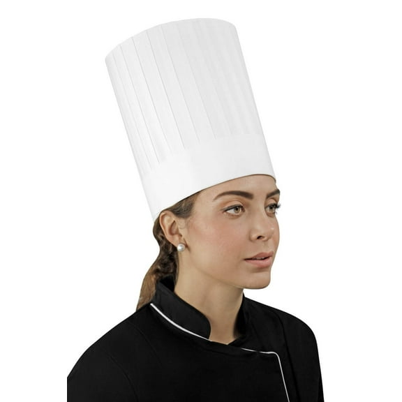 Pleated Chef Hat 10" Height