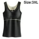 thumbnail image 2 of Camisas Térmicas Sin Mangas Para Mujer Chaleco Con Cuello En V Con Sujetador Incorporado Ropa Interior Camiseta Sin Mangas Térmica - Negro, 2 of 5