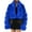 Blue, variant on LEAVINGSUO 2023 Fall Winter Plus Size Coats for Women Clearance Womens Ladies Warm Faux ry Coat Jacket Winter Solid V-neck Outerwear