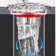 thumbnail image 4 of Fiudx Desagüe de Suelo Magnético, Diseño Antiolores, Núcleo de Drenaje con Cierre Automático, Material de Cobre Inoxidable, Cesta de Abs Desmontable, Solución para Desagües de Baño, Fácil Instalación, 4 of 5