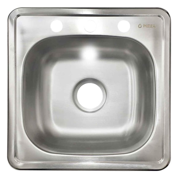 Tarja Empotrar Individual CNX TS4848 Acero Inoxidable Calibre 24 48 X 48 CM