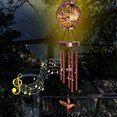thumbnail image 6 of Scidweet Christmas Wind Chimes for Outdoors, 38" Hummingbird Solar Lantern Wind Chime Mother's Day Memorial Gifts for Christmas Home Yard Patio Garden Outside Xmas Decor, 6 of 7