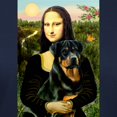 thumbnail image 3 of CafePress - Mona Lisa & Rottie Women's Dark T Shirt - Women's Traditional Fit Dark T-Shirt, 3 of 4