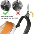 thumbnail image 4 of 1pc Adjustable Umbrella Mount Holder No Need Any Tooling To Attach Umbrella Clamp, Umbrella Connector Holder To Wheelchairs, Walker, Rollator, Bike, Pram, Stroller, 4 of 4