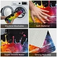 thumbnail image 4 of Non Slip Door Mat, Vibrant Color Splash Fast Drying Bath Tub Mats, Absorbent Bathroom Rugs Entrance Welcome Mat, Bath MatS for Tub, Floor, Home, Kitchen, Hotel,16x24in, 4 of 6