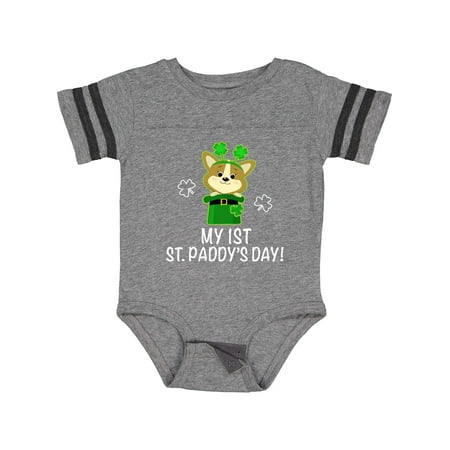 

Inktastic First St Patricks Day Outfit Gift Baby Boy or Baby Girl Bodysuit
