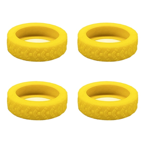 4pcs Prevent Damage to Your Luggage Wheels Silicone Protectors Suitcases Cover