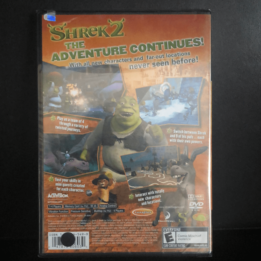 PS2 - Shrek 2 (2004) *Complete With Case And Instruction Booklet / 1-4  Players* 047875806030 on eBid United States | 145270374