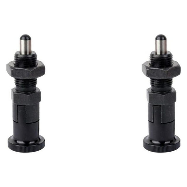 Decodeary Acier Inoxydable Durable Bouton d'Indexation Piston Pin PXYKN10L 2Set