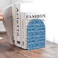 thumbnail image 6 of Naloa Shell 2 Pcs Bookend Large Capacity Office Book Ends for Home Office Library School Study Decoration, 6 of 8