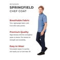 thumbnail image 2 of Chaqueta Chef Works Springfield, azul cielo, talla XXL, 2 of 5