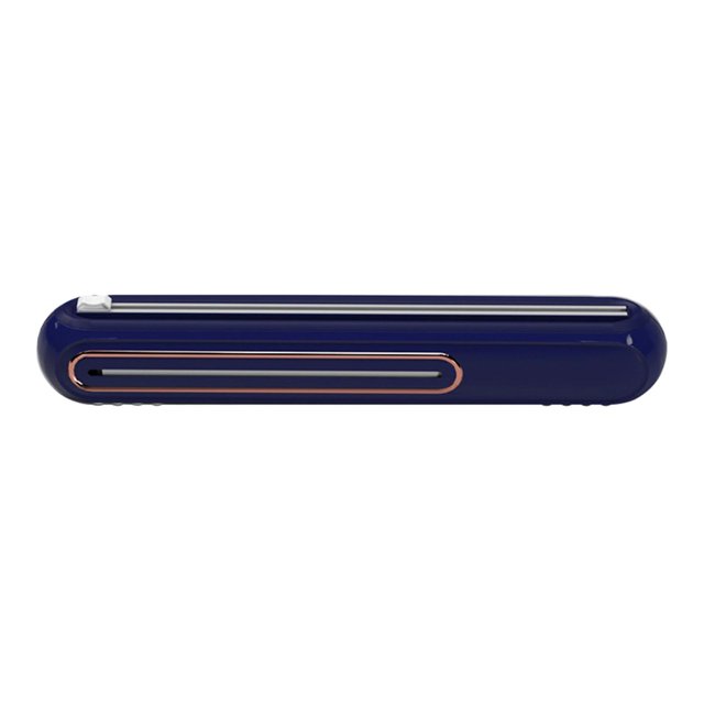DOLITY Scroll Wrap Distributeur Cutter Holder Accessoires Papier d'Emballage Cutter pour Cuisine Bleu