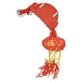 thumbnail image 4 of Red Lanterns, 15cm Diameter Convenient Foldable Delicate  Luck Lantern Decoration Hanging  for Traditional Festivals, 4 of 8