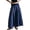 Blue, variant on Women's Striped Wide Leg Harem Pants, High Waisted Smocked Waist Flowy Palazzo Trousers for Women, Loose Boho Beach Vacation Pants for Spring, Summer and Daily Wear Blue
