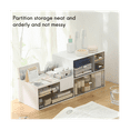 thumbnail image 5 of Desk Organiser with 2 Drawers and 4 Compartments, Plastic Makeup Storage, Vanity Organiser, Desk Organiser, 5 of 8