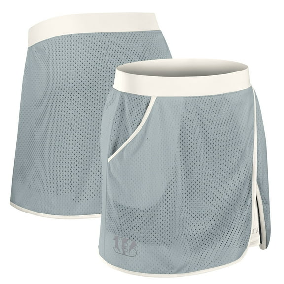 Women's Fanatics Gray Cincinnati Bengals Studio Wellness Skort