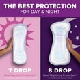 Poise Incontinence Pads for Women, 7 Drop, Ultra Absorbency, Long, 39