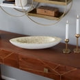 thumbnail image 2 of DecMode 21" x 8" White Mother of Pearl Shell Nautical Tray, 1-Piece, 2 of 11
