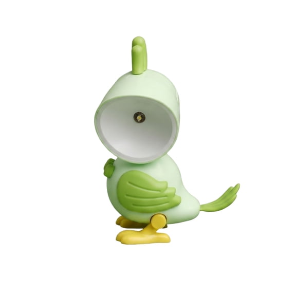 Cute Bird-Shaped LED Night Light - Portable Rechargeable Mini Desk Lamp with Soft Warm Light for Bedroom Nursery Decor