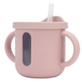 thumbnail image 3 of Tazas para sorber de silicona, Tazas para sorber de silicona Taza doble para bebé Taza de entrenamiento de silicona Rendimiento confiable, 3 of 8