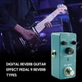 thumbnail image 5 of Efector de instrumentos DIG REVERB Pedal de efectos de guitarra de reverberación digital 9 Tipos de reverberación Decay & Mix Control True Bypass Full Metal Shell M-VAVE Efector de instrumentos, 5 of 5
