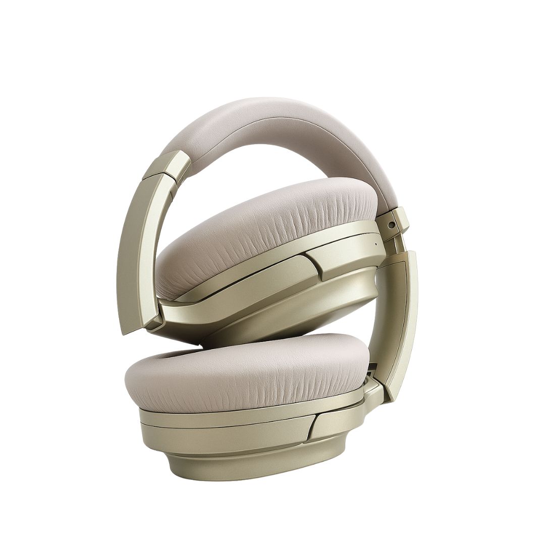 Jrumz Clarity CL01 Hybrid Active Noise Canceling Headphones With Travel Case, Wireless Over Ear Bluetooth Headphones, Deep Bass, Memory Foam Ear Pads, 40H Playtime for Home Office, Travel, Gym