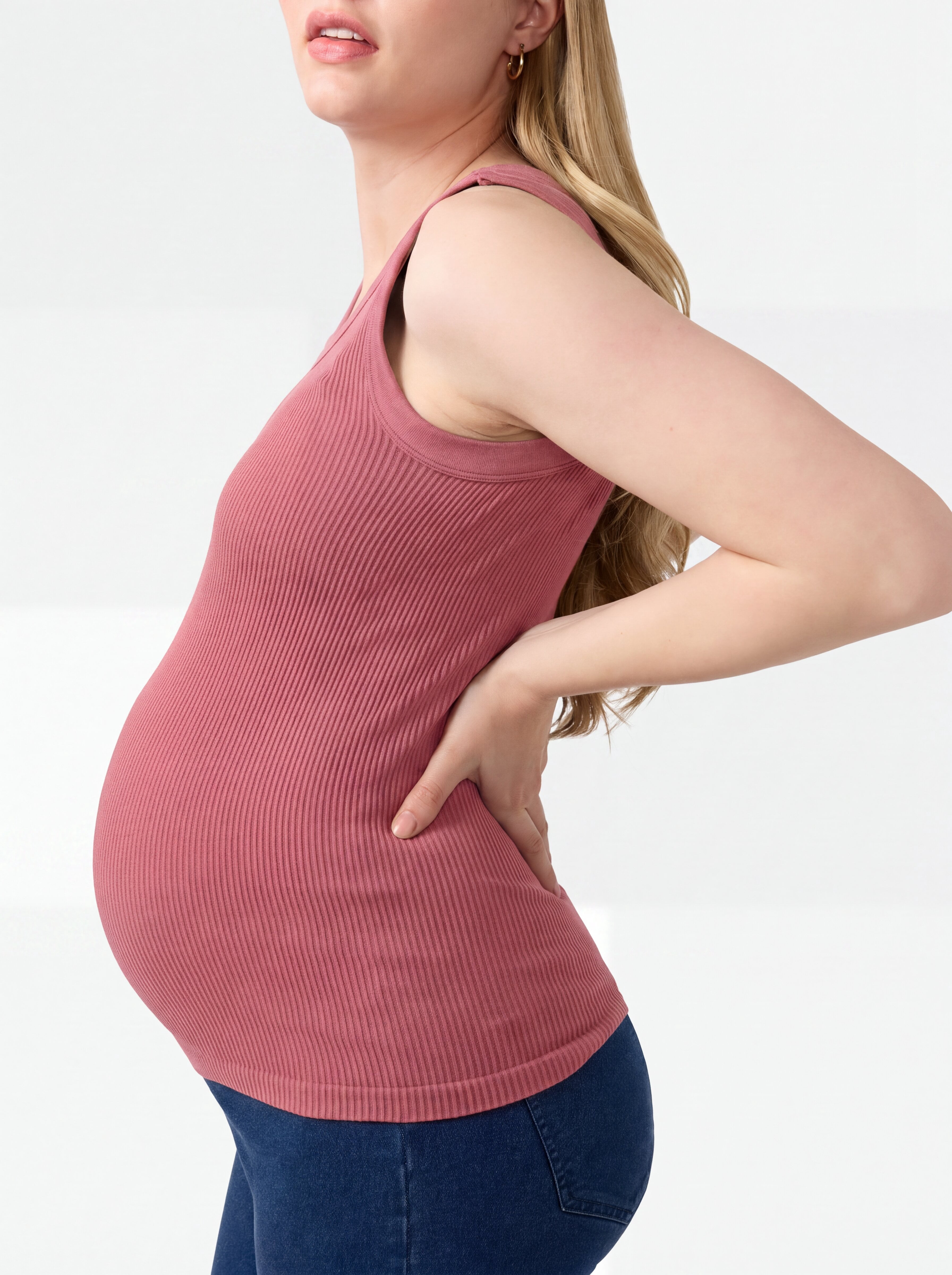 Ingrid & Isabel For Every Belly Women's Maternity Seamless Ribbed Tank Top, Sizes S-XXL