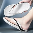 thumbnail image 2 of Flip Flops for Women with Arch Support Comfortable Recovery Slide Sandals Slip Resistant Shower Shoes Walking Thong Sandals Lightweight and Soft Footbed Slides Flip Flops, 2 of 7